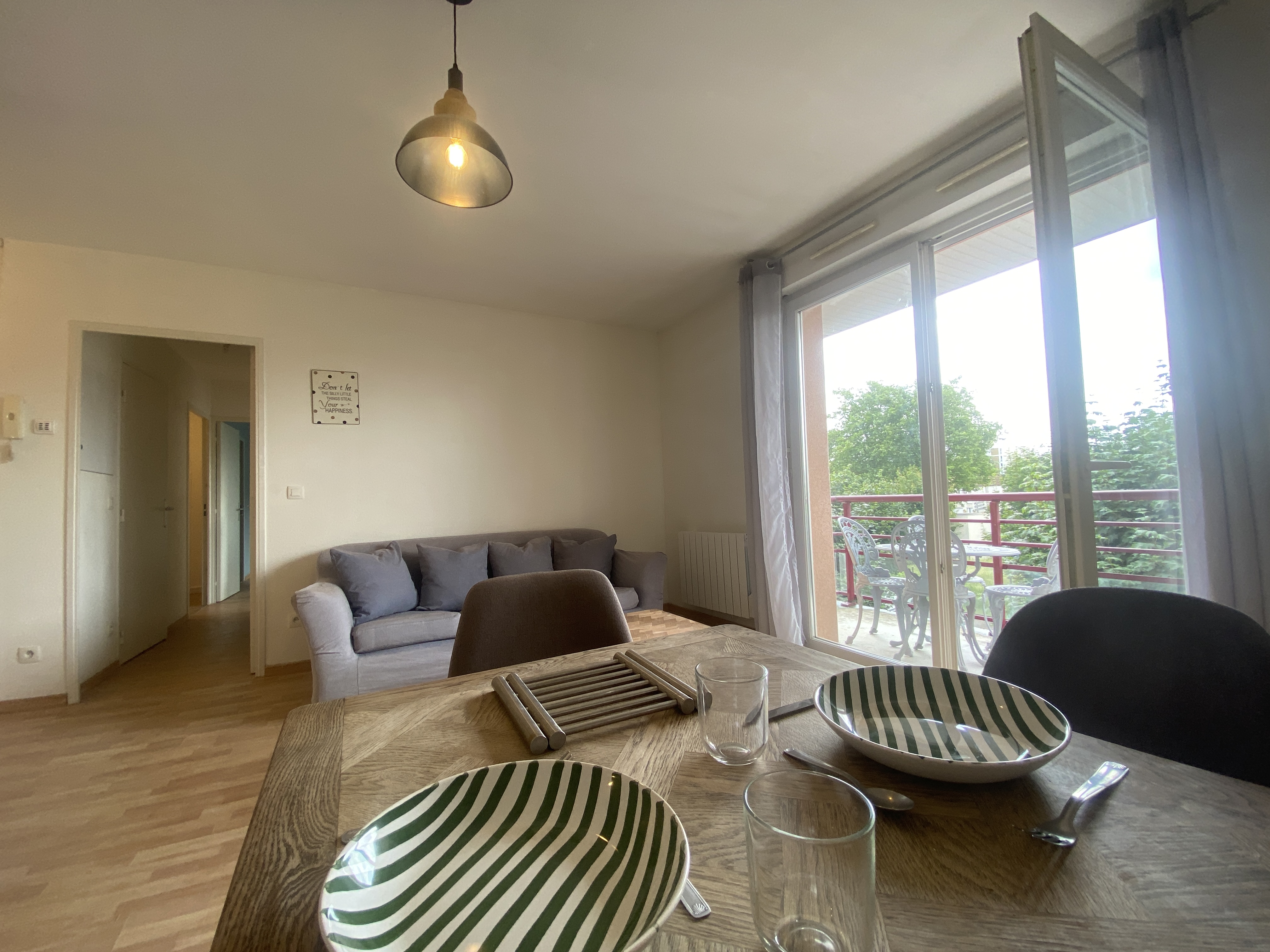 Agréable T3 meublé lumineux